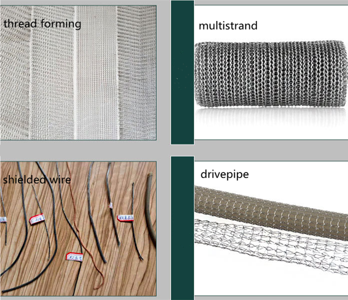 304 316 Stainless Steel Gas Liquid Filter Compressed Knitted Wire Mesh