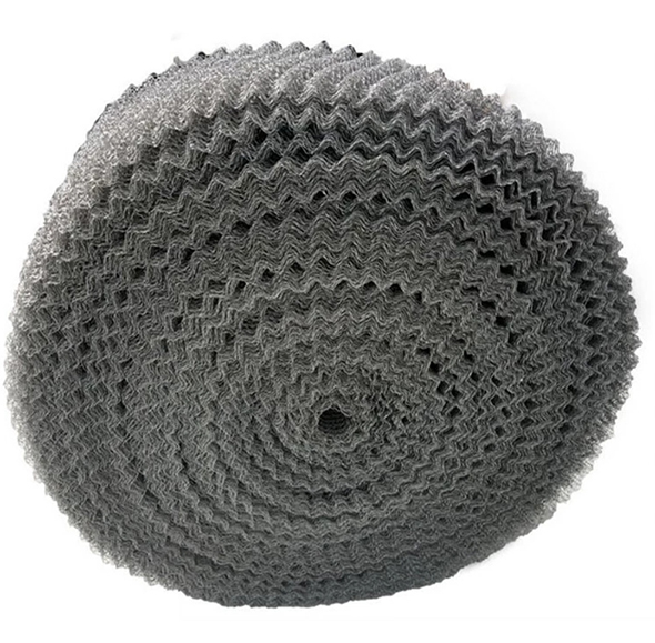 304 316 Stainless Steel Gas Liquid Filter Compressed Knitted Wire Mesh