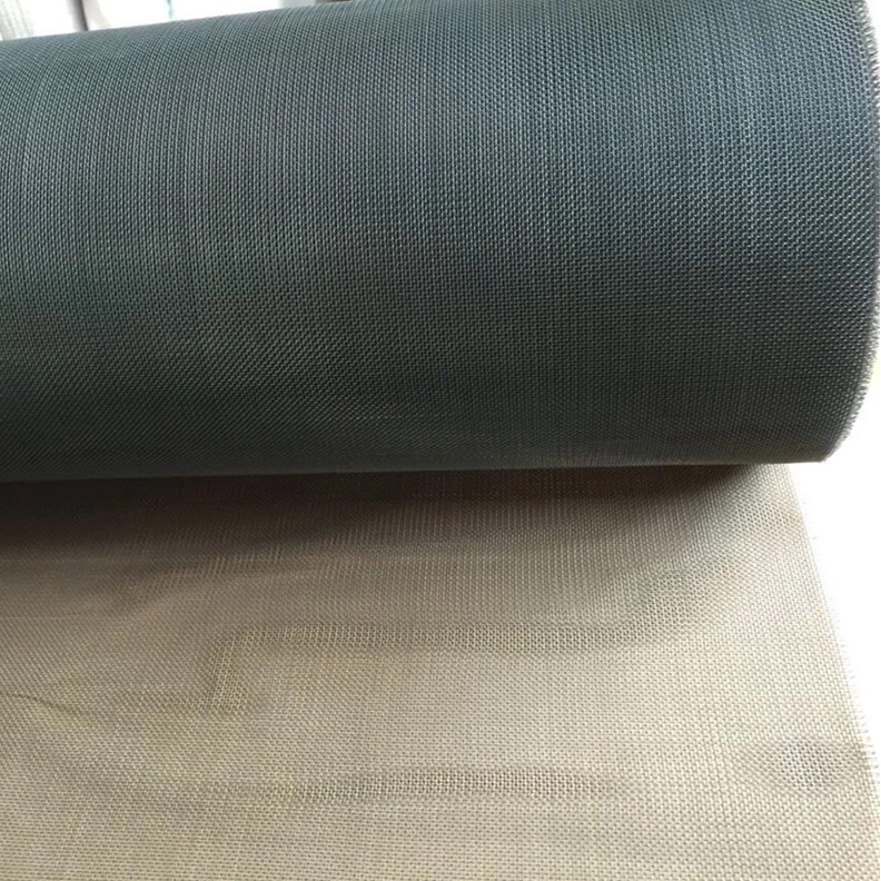 Black and White Titanium Woven Wire Mesh / Titanium Wire Cloth / 100 Mesh Pure Titanium Mesh