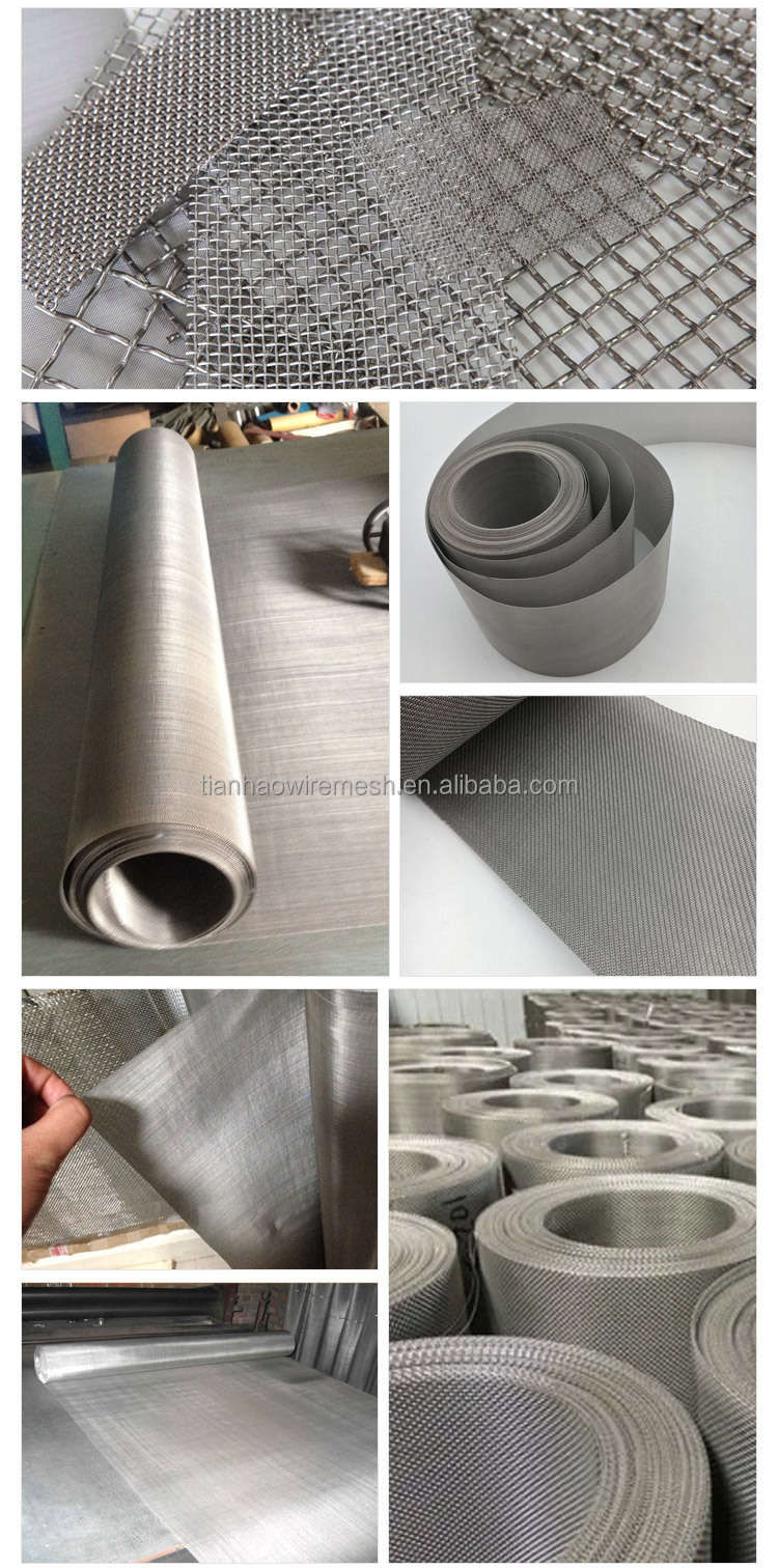 30 40 50 60 Mesh Heating Resistance Metal Alloy Fireproof Screen FeCrAl Woven Wire Mesh for Furnace