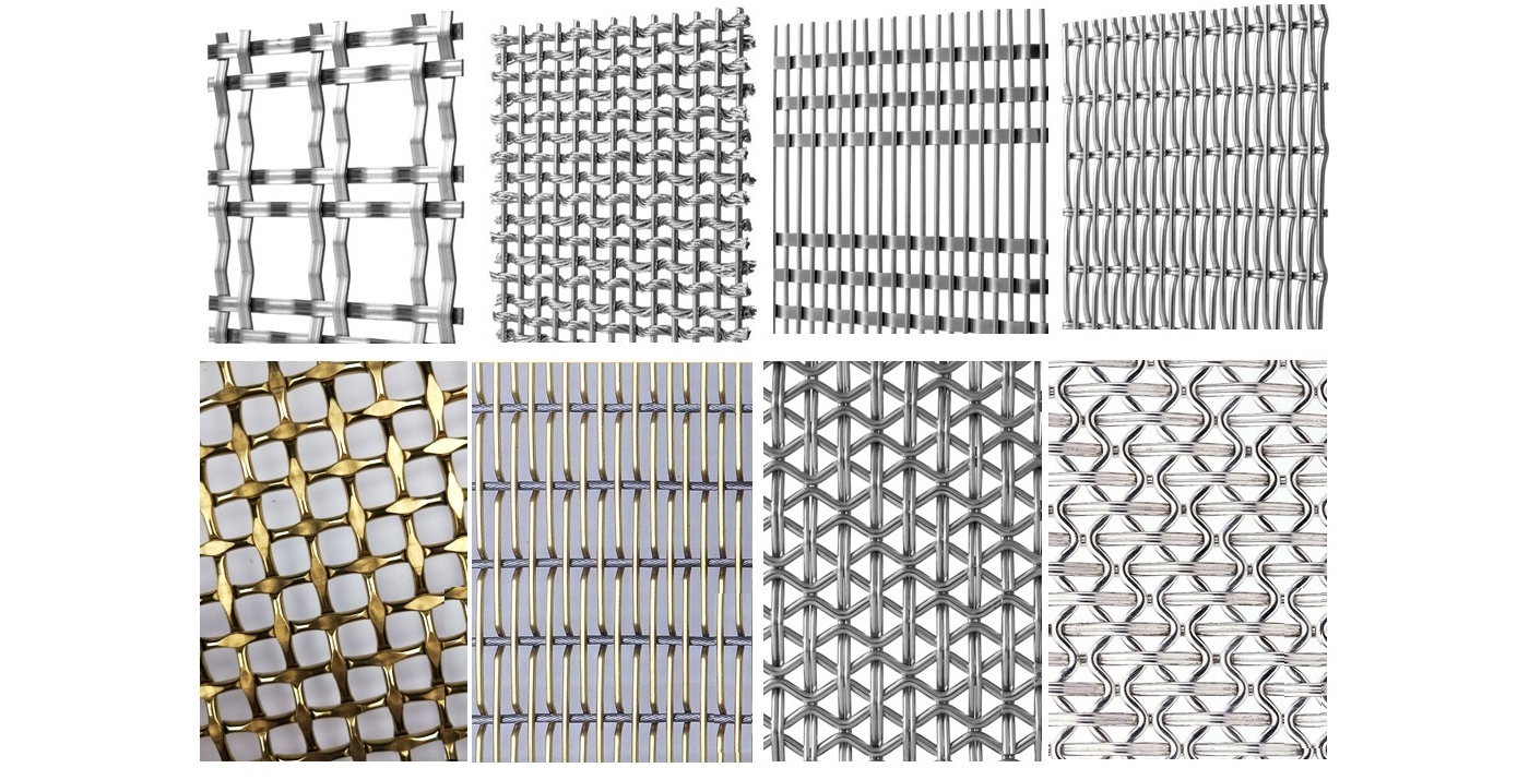 Gold Metal Aluminum Alloy Decorative Wire Mesh Curtain