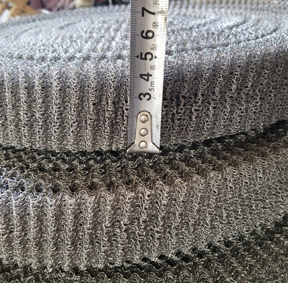 304 316 Stainless Steel Gas Liquid Filter Compressed Knitted Wire Mesh