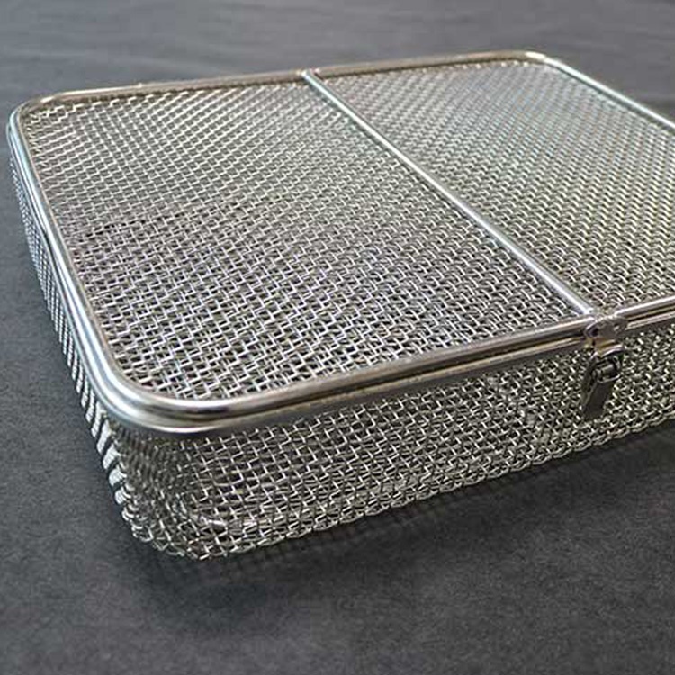 SS316 Stainless Steel Filter Mesh Basket for Sterilization Equipment