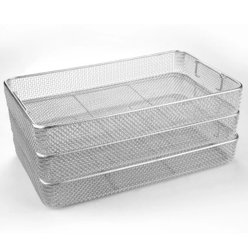 SS316 SS304 Stainless Steel Filter Mesh Basket for Sterilization Equipment