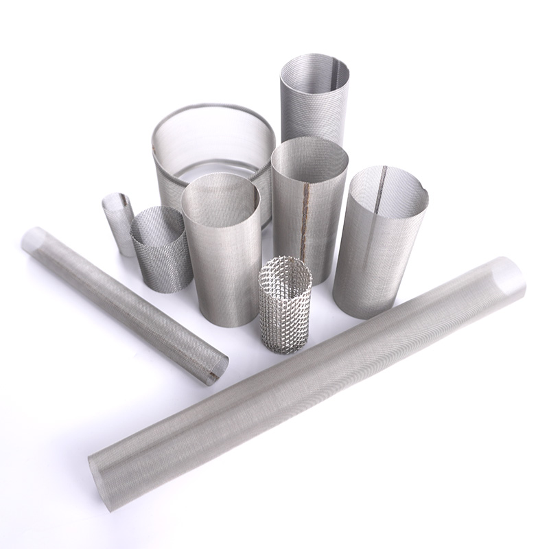 Multi-layer 304 316 Stainless Steel Woven Wire Mesh Cylinder Filter Tube