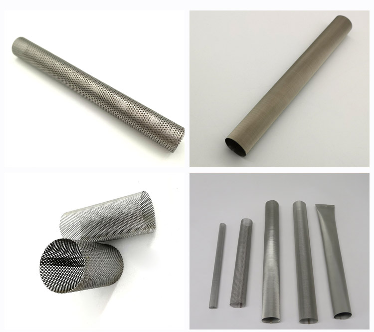 Multi-layer 304 316 Stainless Steel Woven Wire Mesh Cylinder Filter Tube