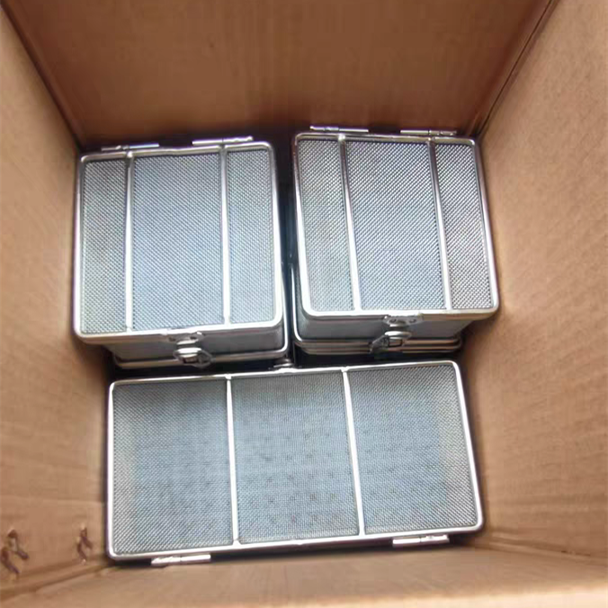 SS316 Stainless Steel Filter Mesh Basket for Sterilization Equipment