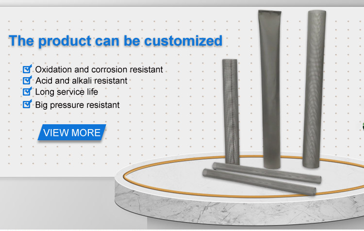 Multi-layer 304 316 Stainless Steel Woven Wire Mesh Cylinder Filter Tube
