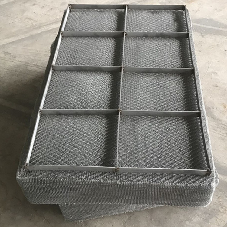 304 316 Stainless Steel Nickel Knitted Wire Mesh Demister Mist Eliminator Oil Gas Liquid Separator / Mist Eliminator