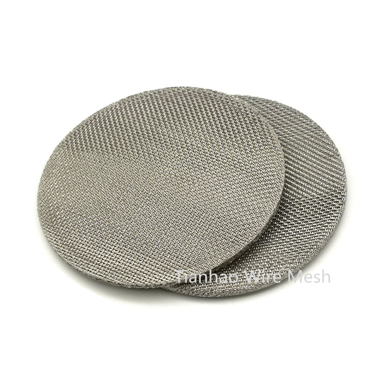 10 20 50 100 Micron Stainless Steel 20 40 50 60 80 180 Mesh Round Screen Filter Mesh Disc