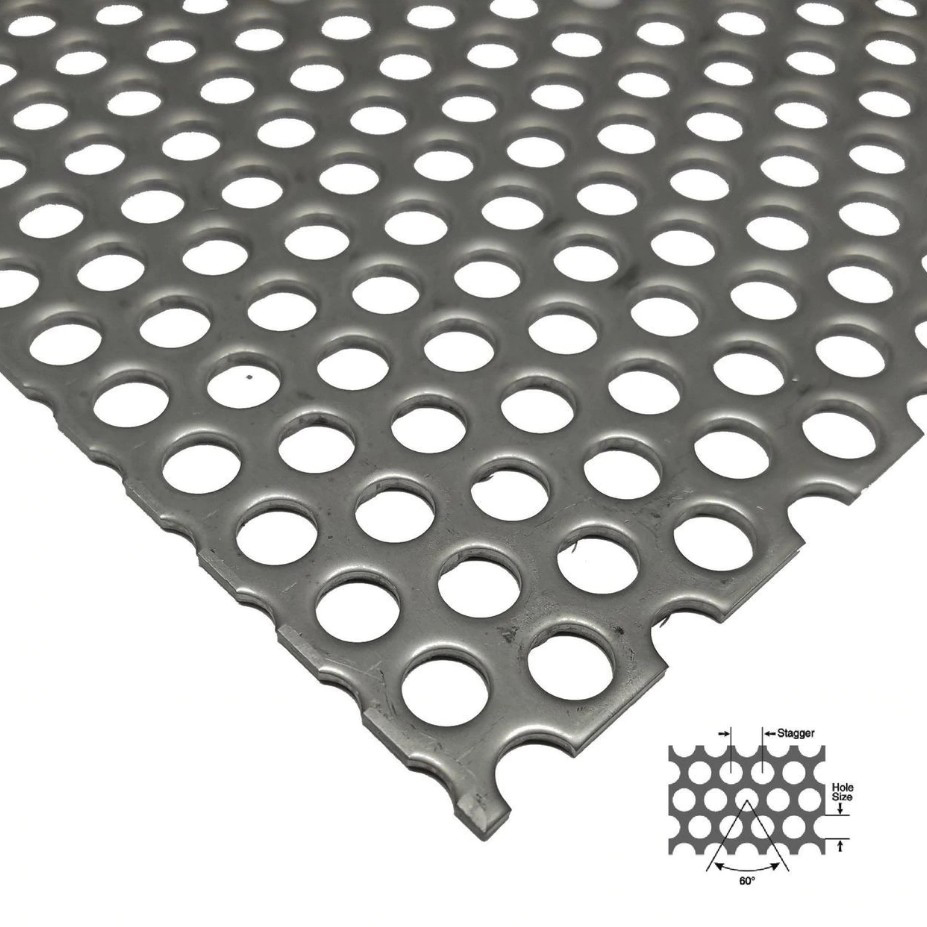 High Quality 304/316 Stainless Steel Hexagonal Punching Perforated Mesh for Multiple Applications