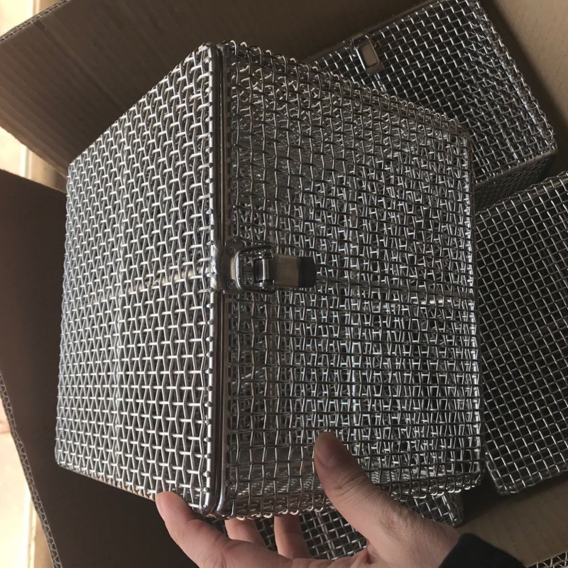 SS316 Stainless Steel Filter Mesh Basket for Sterilization Equipment