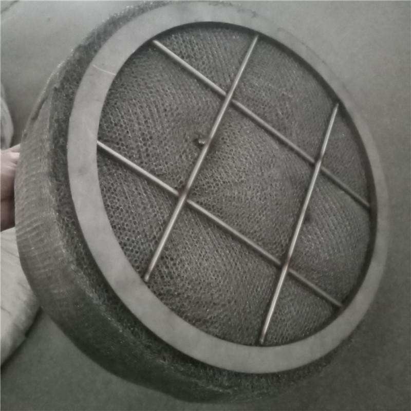 304 316 Stainless Steel Nickel Knitted Wire Mesh Demister Mist Eliminator Oil Gas Liquid Separator / Mist Eliminator