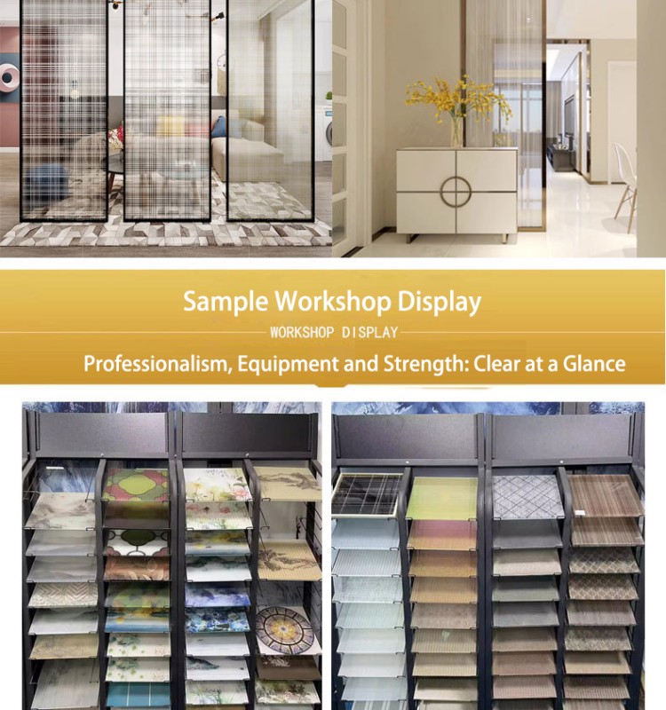 Wholesale 5-12mm Wired Glass with Custom Designs and Samples Provided, Striped Silk Art Glass for Partitions and Feature Walls.