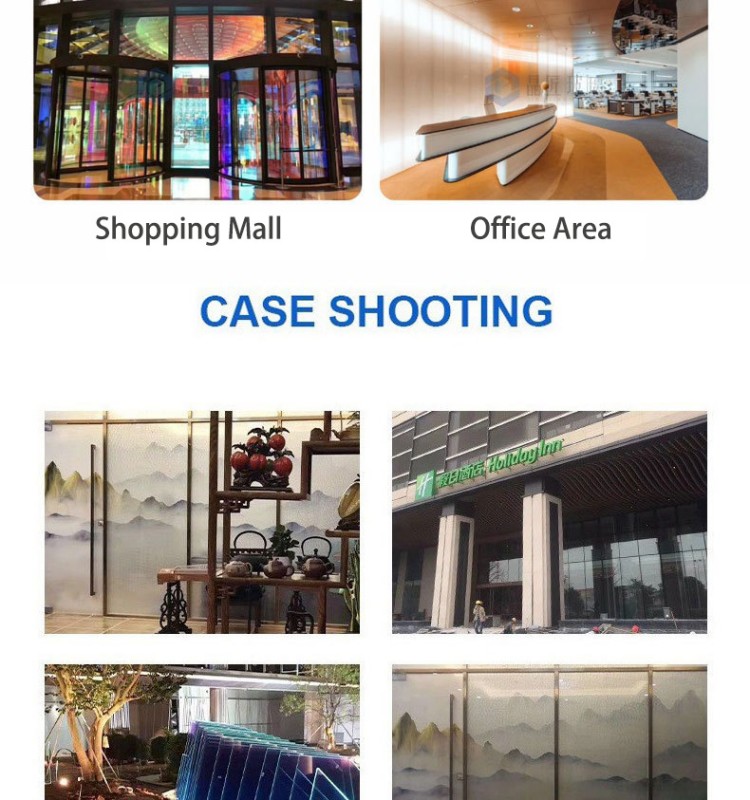 Wholesale 5-12mm Wired Glass with Custom Designs and Samples Provided, Striped Silk Art Glass for Partitions and Feature Walls.
