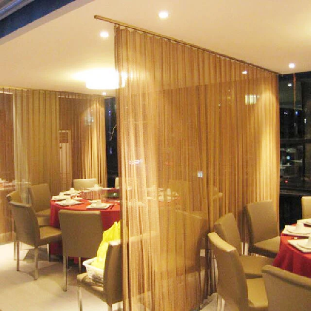 Aluminum Alloy Decorative Wire Mesh Chain Link Metal Mesh Curtain