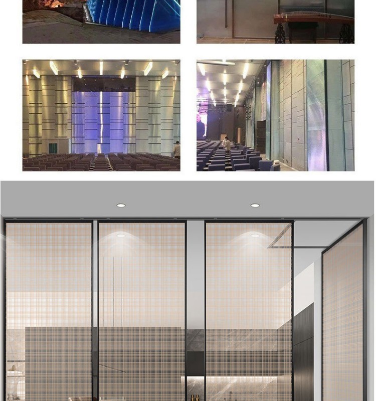 Wholesale 5-12mm Wired Glass with Custom Designs and Samples Provided, Striped Silk Art Glass for Partitions and Feature Walls.