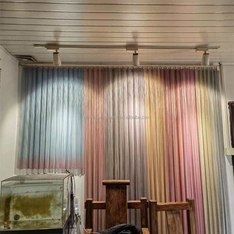 Aluminum Alloy Decorative Wire Mesh Chain Link Metal Mesh Curtain